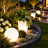 Light-up garden décor.