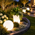Light-up garden décor.