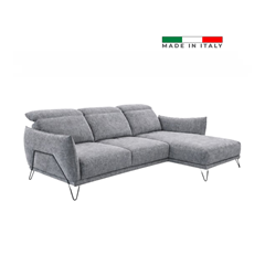 Sofa 2-Seater Large Lateral + Chaise Longue Right – Grey