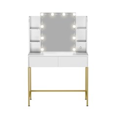 Vanity Table White 90X45x136cm