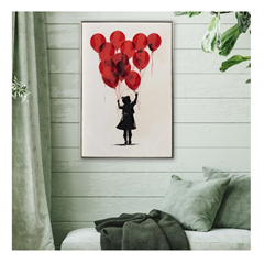 Ballon Girl Acryl Painting 60X90