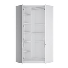 Corner Wardrobe 2Doors – Alpine White