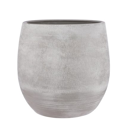 Round Grey Pot 45x49cm