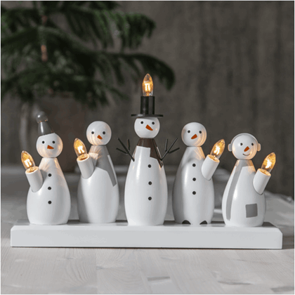 Snowman Candlestick