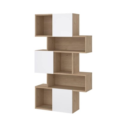 Maze Asymmetrical  Bookcase with 3 Doors