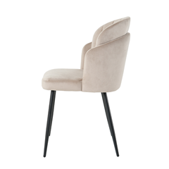 Velvet Light Brown  Dinning Chair