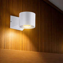 6W LED Wall Light – Warm White & White Body