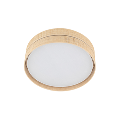 Calma Ceiling Lamp 600 – Straw & White