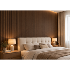 Flexible Acoustic 120x80cm Panel – Dark Walnut