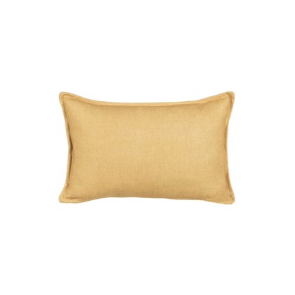 Yellow Polyester Cushion 45x30cm