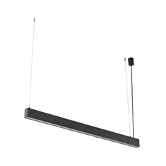 Elegant Hanging Lamp LED Black CCT