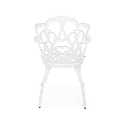 Victoria White Chair W-Armrest