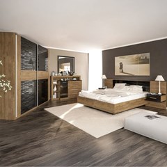 Apartment Package Set - Black & Oak