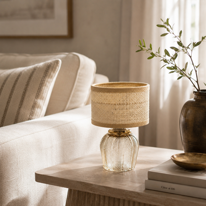 LED Table Lamp H19 - Taupe