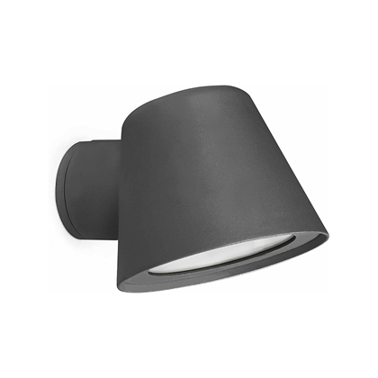 Gina Dark Grey Outdoor Wall Lamp GU10