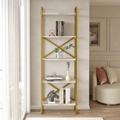 Bookshelf Voyage - Gold-Efes