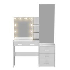 Vanity Table White 120X40x178cm