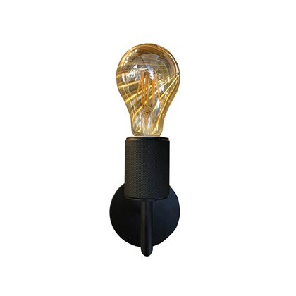 Wall Lamp E27 W120 H250mm - Black