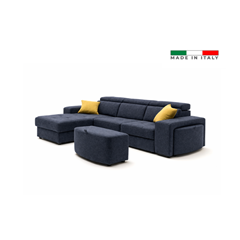 2-Seater Sofa Bed with CHL Left - Grey