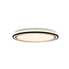 LED Ceiling Light – White & Black