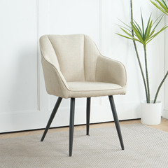 Dining Chair Light Brown W56xd60xh83cm