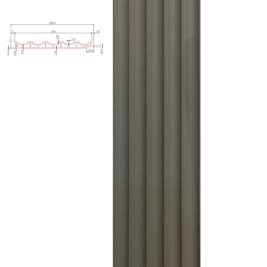 Wall Panels Five Internal Arcs 913 - 140x2800mm