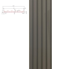Wall Panels Five Internal Arcs 913 - 140x2800mm