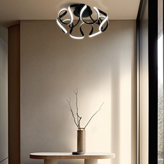 Led Ceiling Fixture 230V 3K 4K 6K - Black
