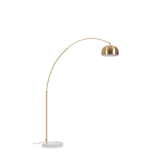 Class Floor Lamp – Gold / Marble White