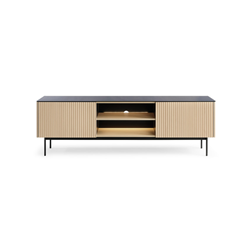TV Unit with LED – Vicenza Oak