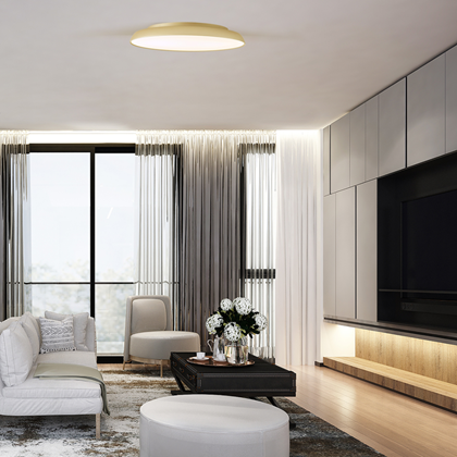 Ceiling Light – Champagne Gold