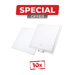Pack of 10 Led Backlit Panels 60X60 with Driver