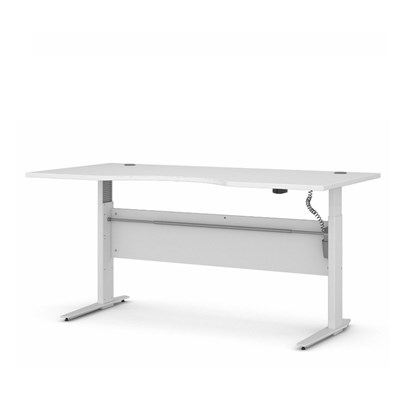 Prima Table Adjustable Height White 180x90cm