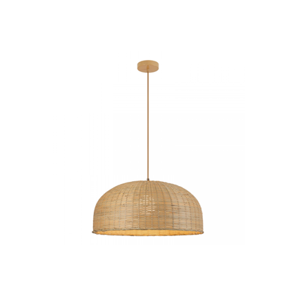 Pendant Light 1xE27 – Natural Rattan Brown & Beige