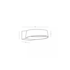 Outdoor Wall LED Light 12W 3000K – Graphite