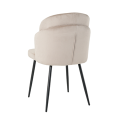 Velvet Light Brown  Dinning Chair