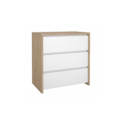 Bedroom Set 160x200– White & Wood Effect