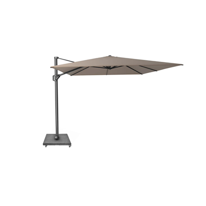 Set Parasol T¹ 400x300 Anthracite - Havana & Base 120kg  Black Granite