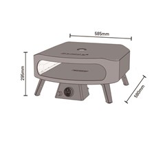 Gas Pizza Oven Classic 17 Inch