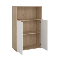 Sign Bookcase low with 2 doors