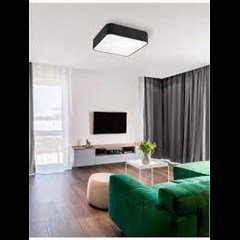 Ceiling Lamp 4X E27 Sandy Black
