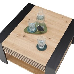 Coffee Table - Artisan Oak & Black