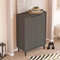 Shoe Rack Cabin Black Artego