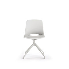 White PP Seat and Back Chair