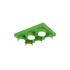 Lego Green Ceiling Lamp 6xGx53