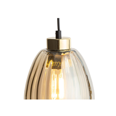 Sebo Hanging Lamp – Black, Yellow & Gold
