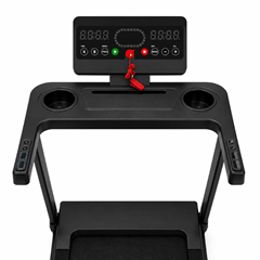 Black Home Fitness Treadmill – 1.0HP Motor