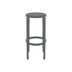 Bar Stool  Dark Grey  75Cm