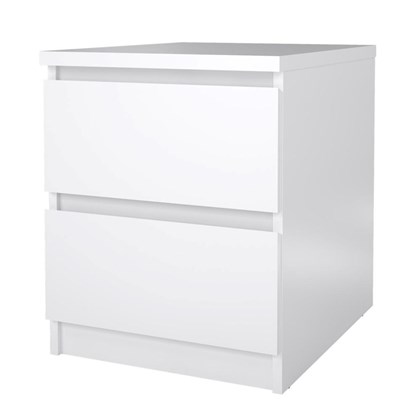 Naia Nightstand 2 drawers White