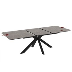 Dining Table Extendable 180-240x100x76cm - High Gloss